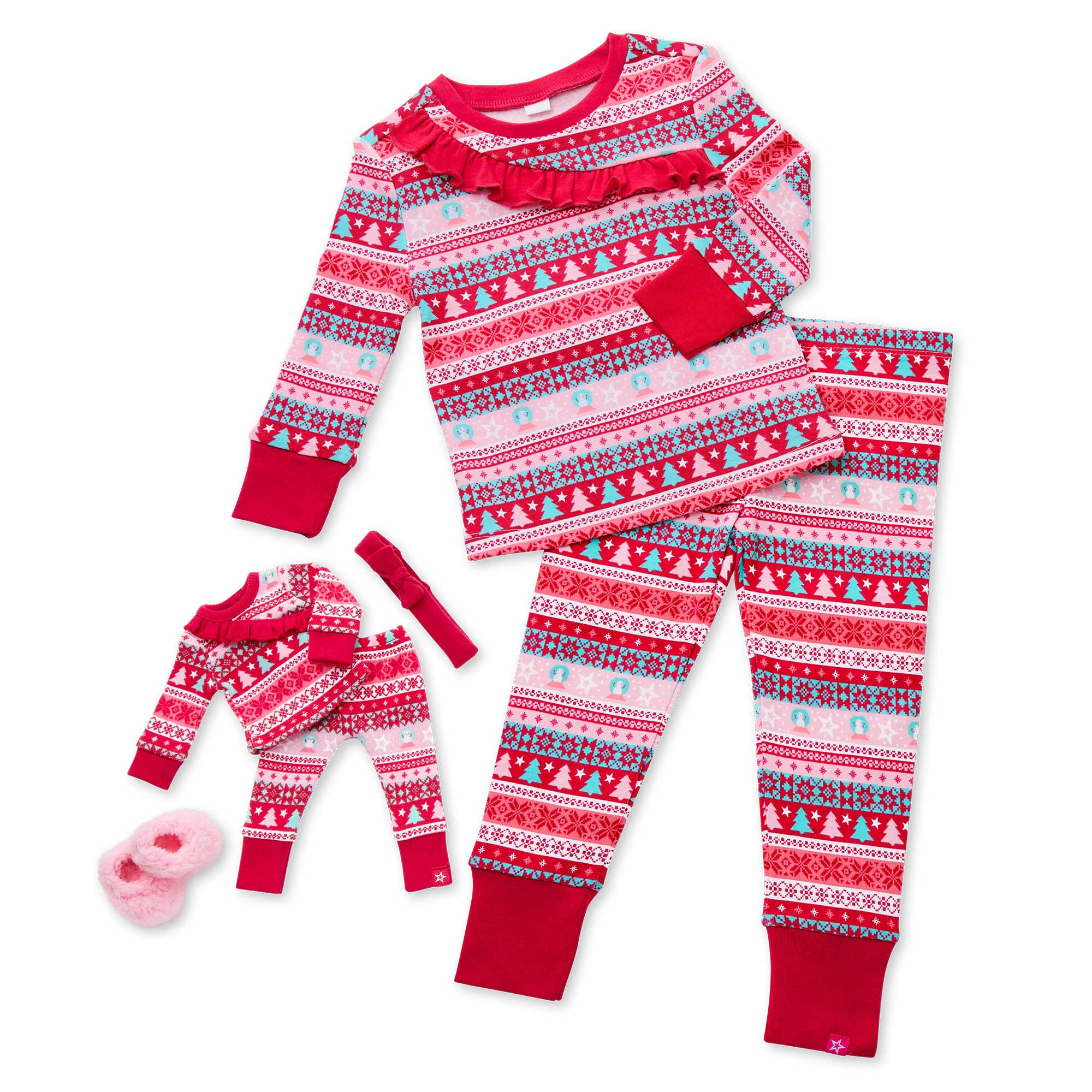 Berry Merry PJs for Little Girls & WellieWishers™ Dolls