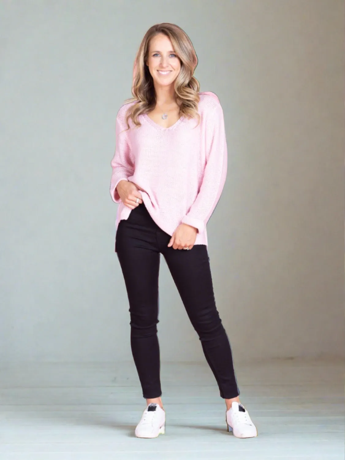 Bessie Knit - Baby Pink