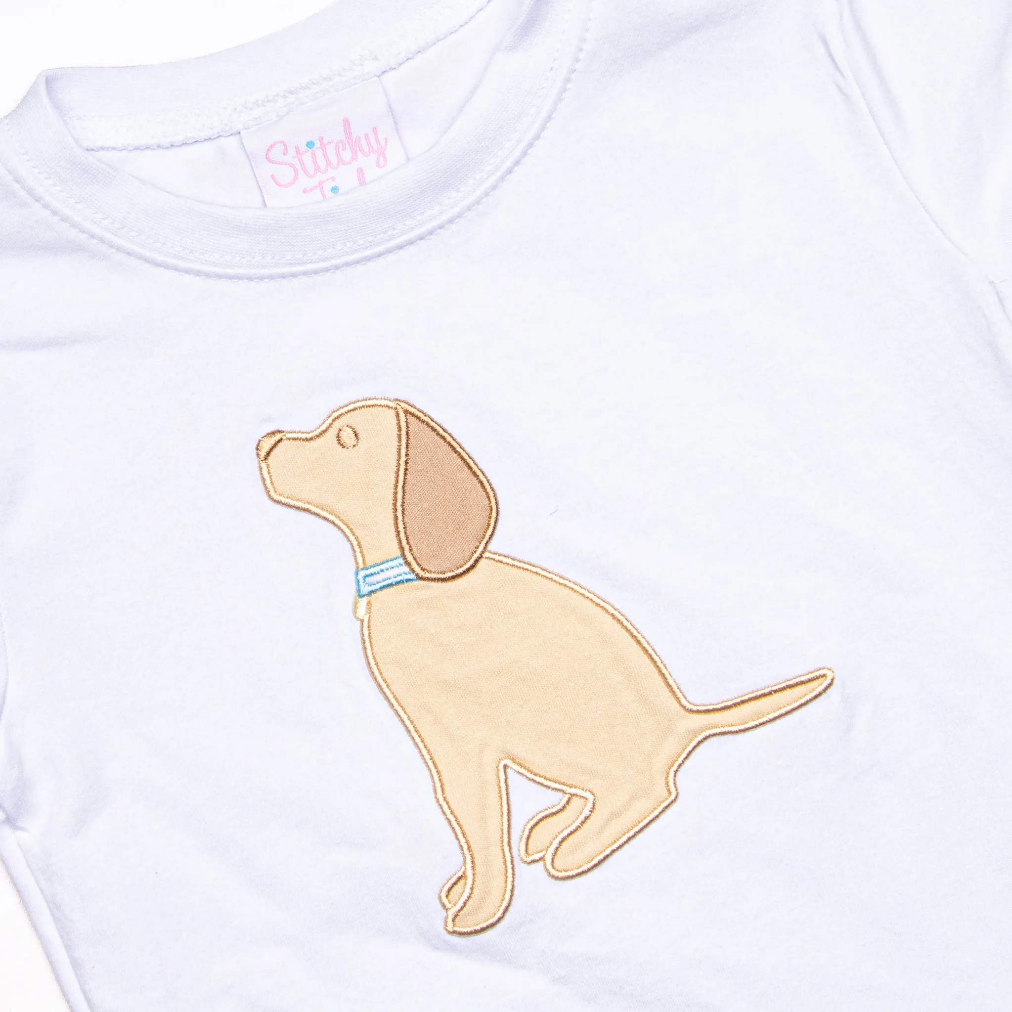 Best Bud Applique Top, White