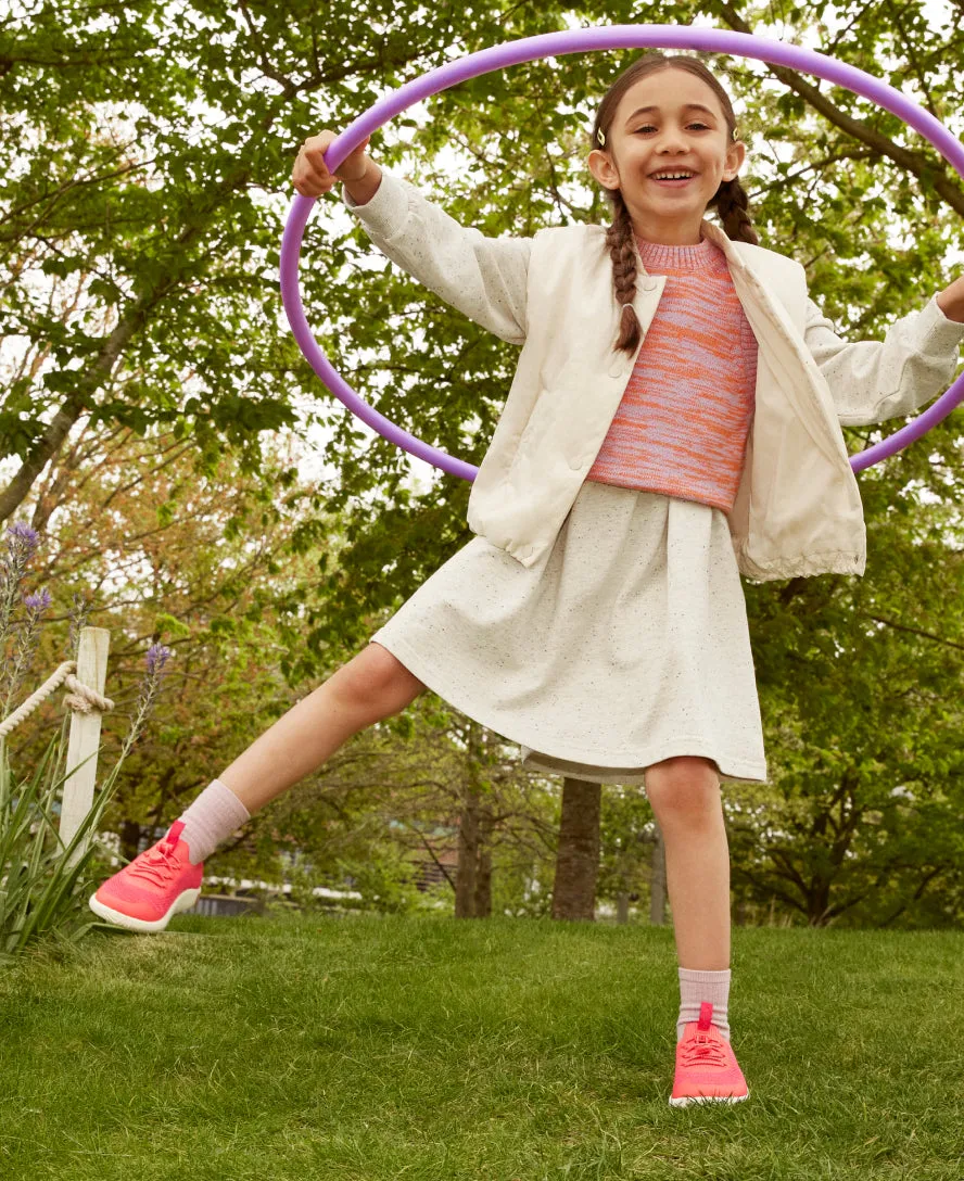 Big Kids' KNX Knit Sneaker  |  Dubarry/Star White