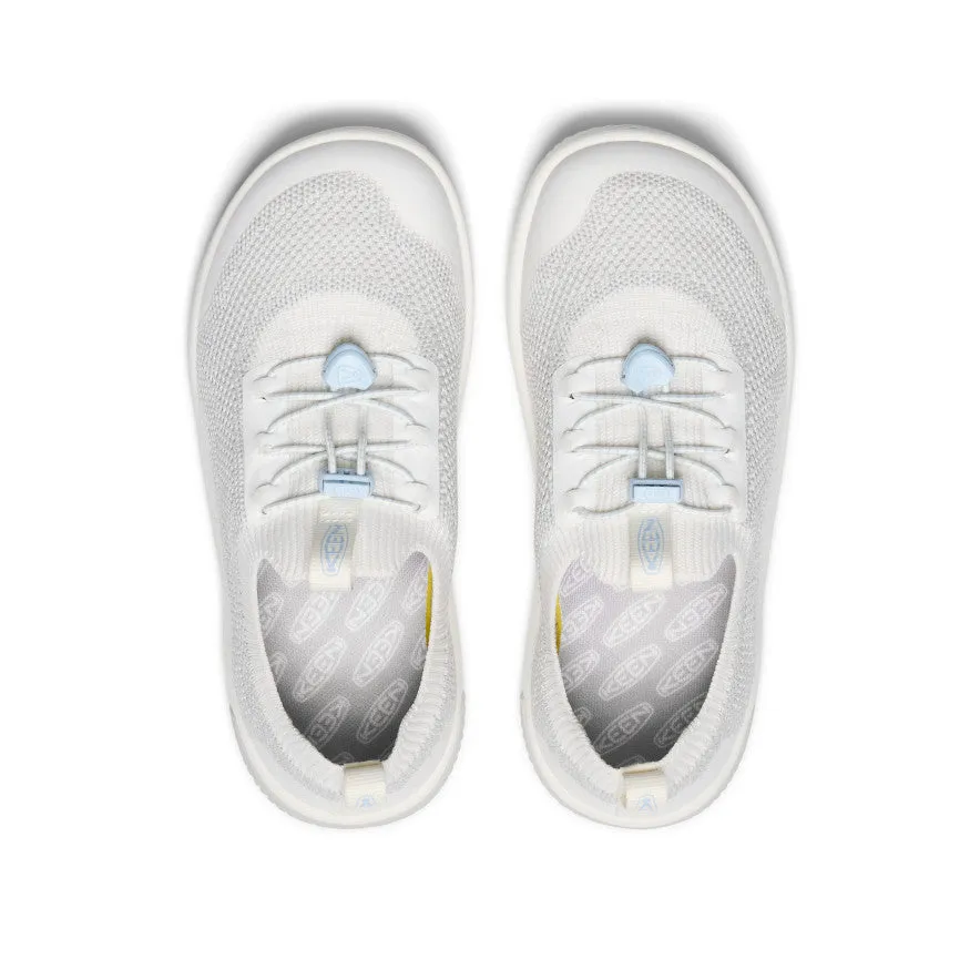 Big Kids' KNX Knit Sneaker  |  Star White/Skyway