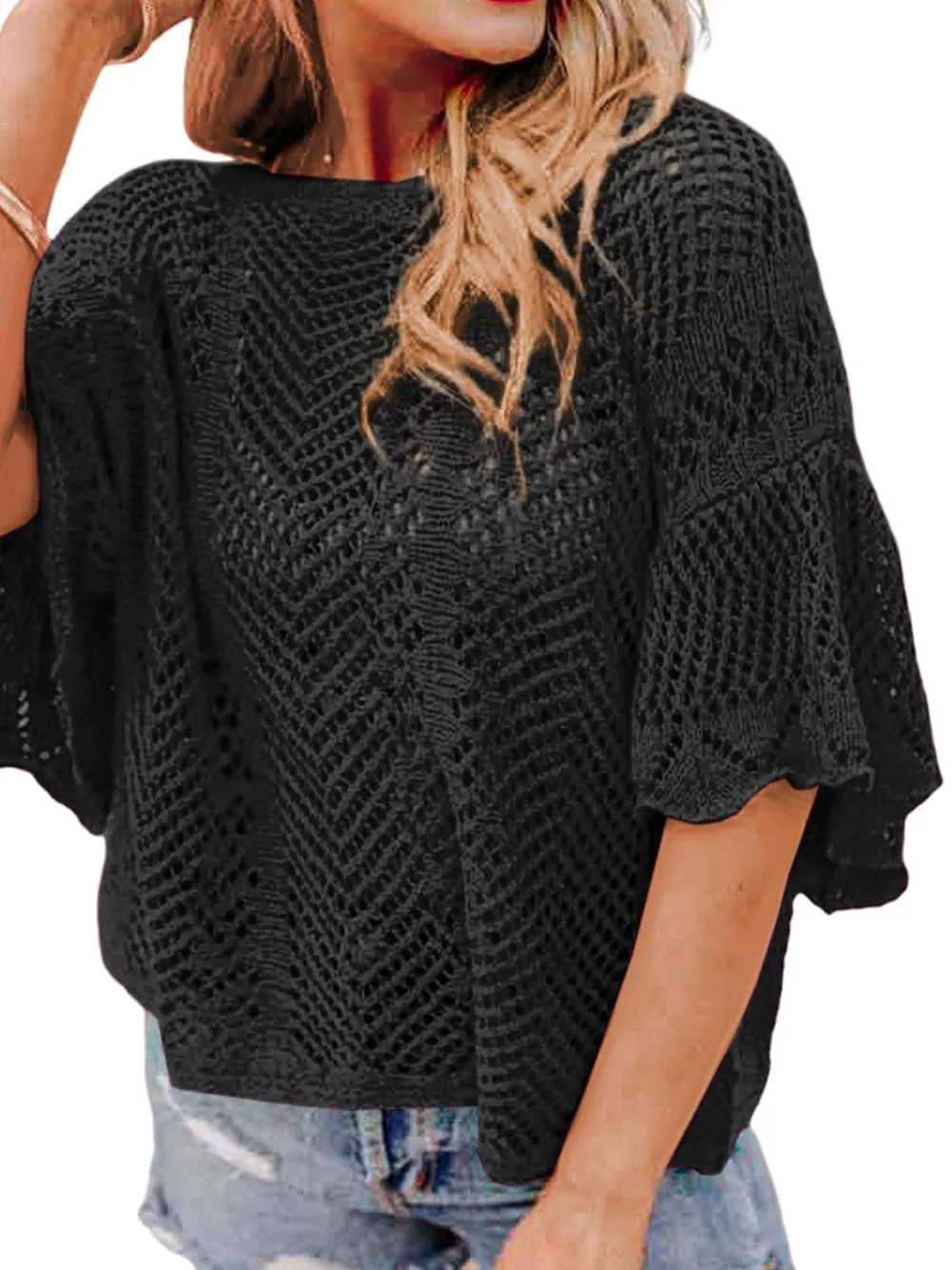 Black Knit Tunic