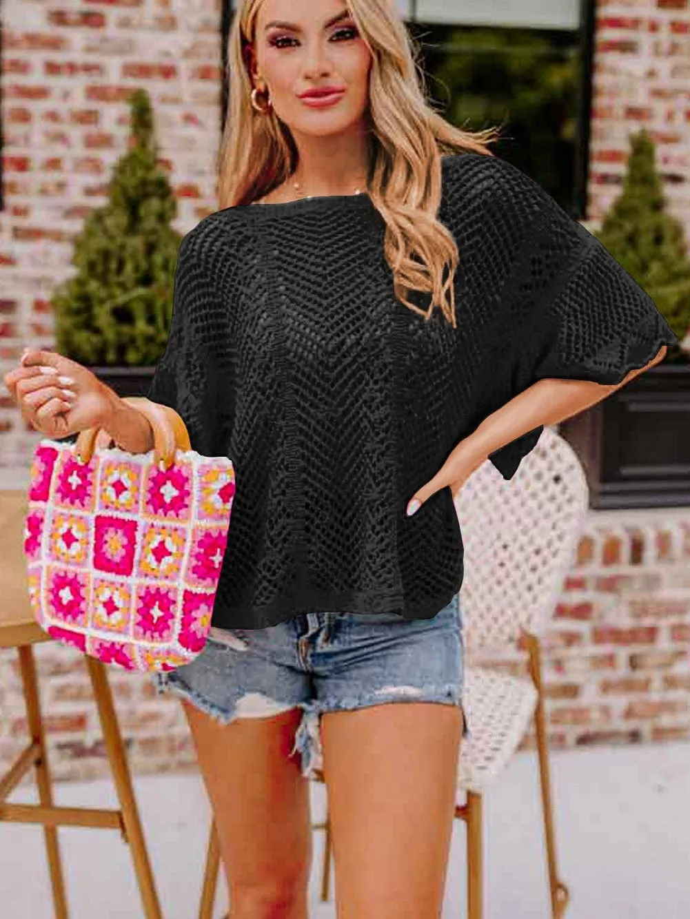Black Knit Tunic