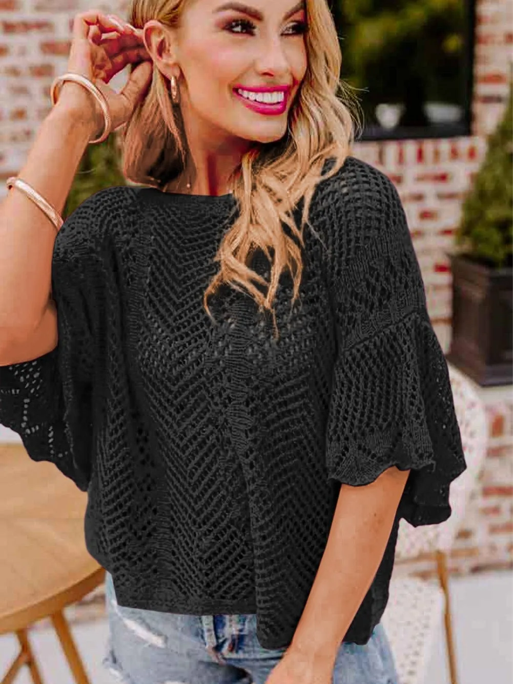 Black Knit Tunic
