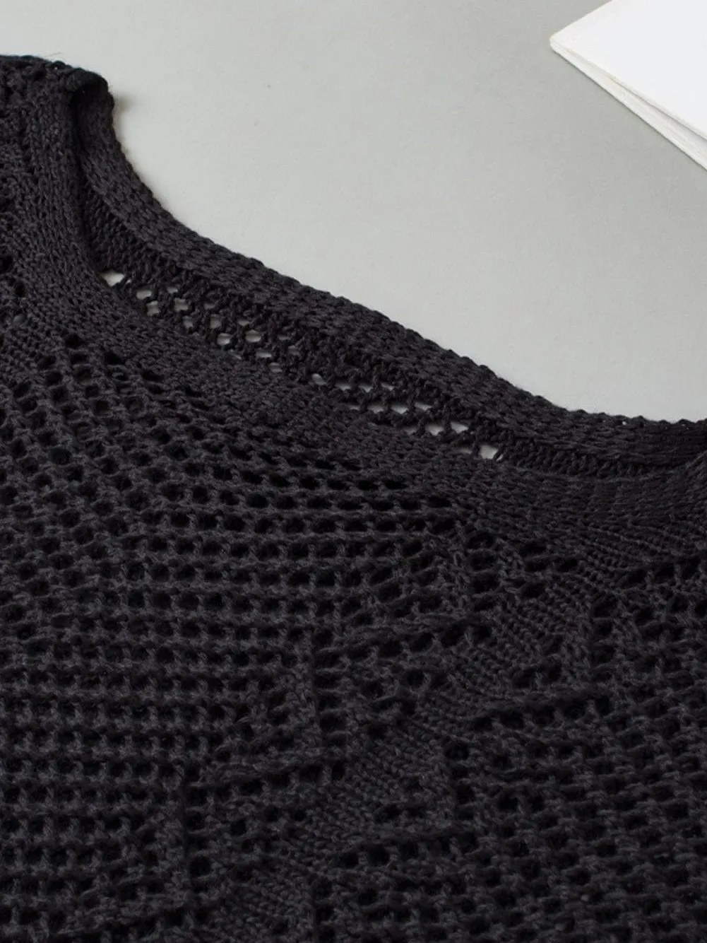 Black Knit Tunic