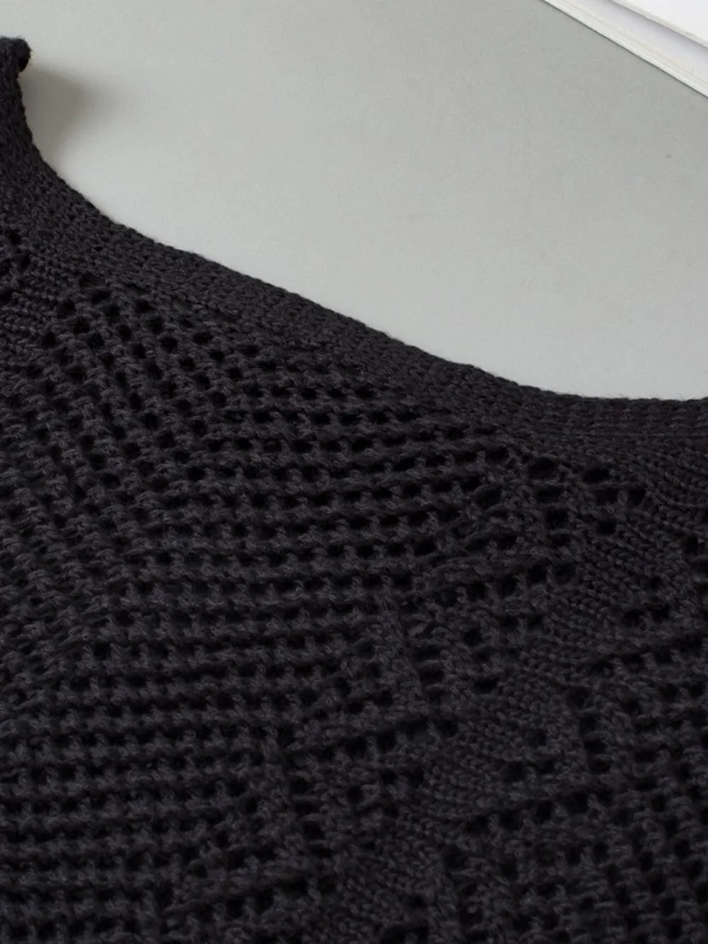 Black Knit Tunic