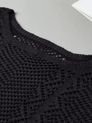 Black Knit Tunic