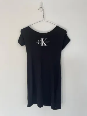 Black low back 'Calvin Klein' bodycon dress, Calvin Klein, Size 8