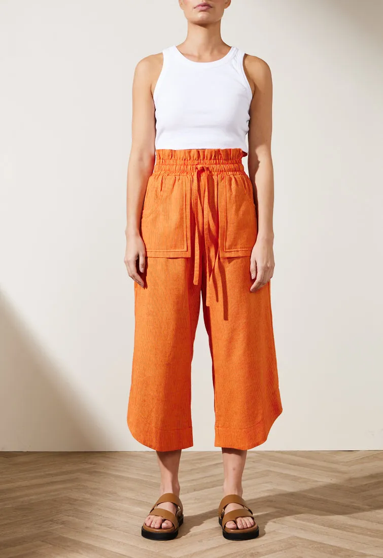 BLAKE STRIPE CAPRI PANT