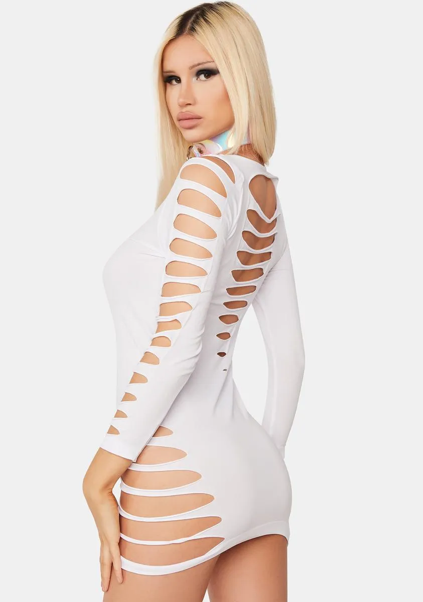 Blanc Don't Look Back Mini Dress