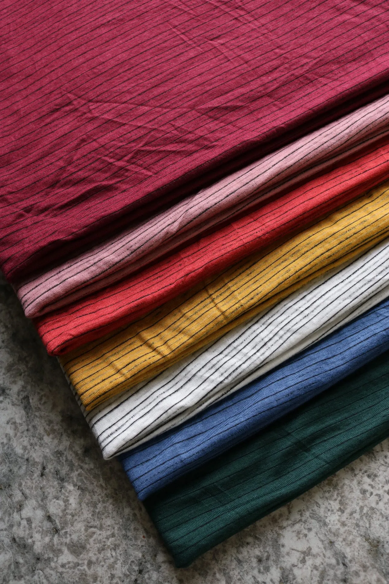 Blushing Pink Sedona Mini Stripe Jersey
