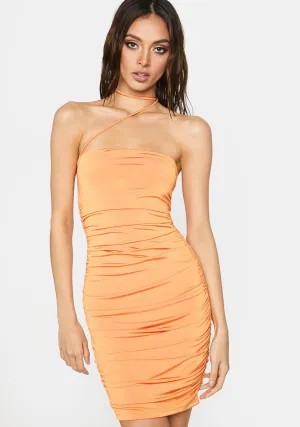 Bold Moves Ruched Dress