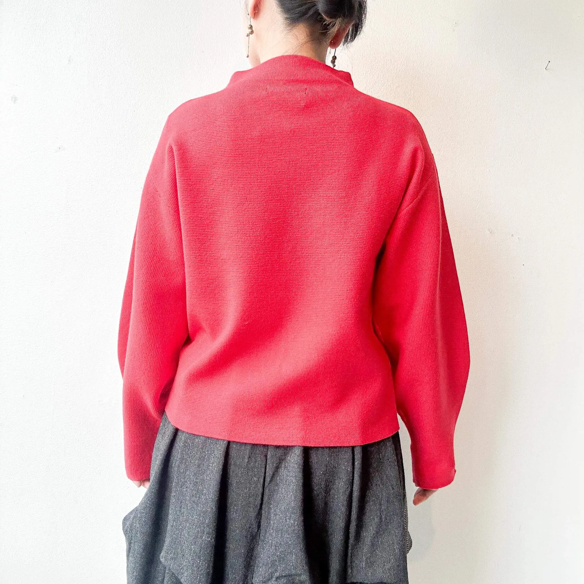 Bou Jeloud | Puff Sleeve Pullover Sweater