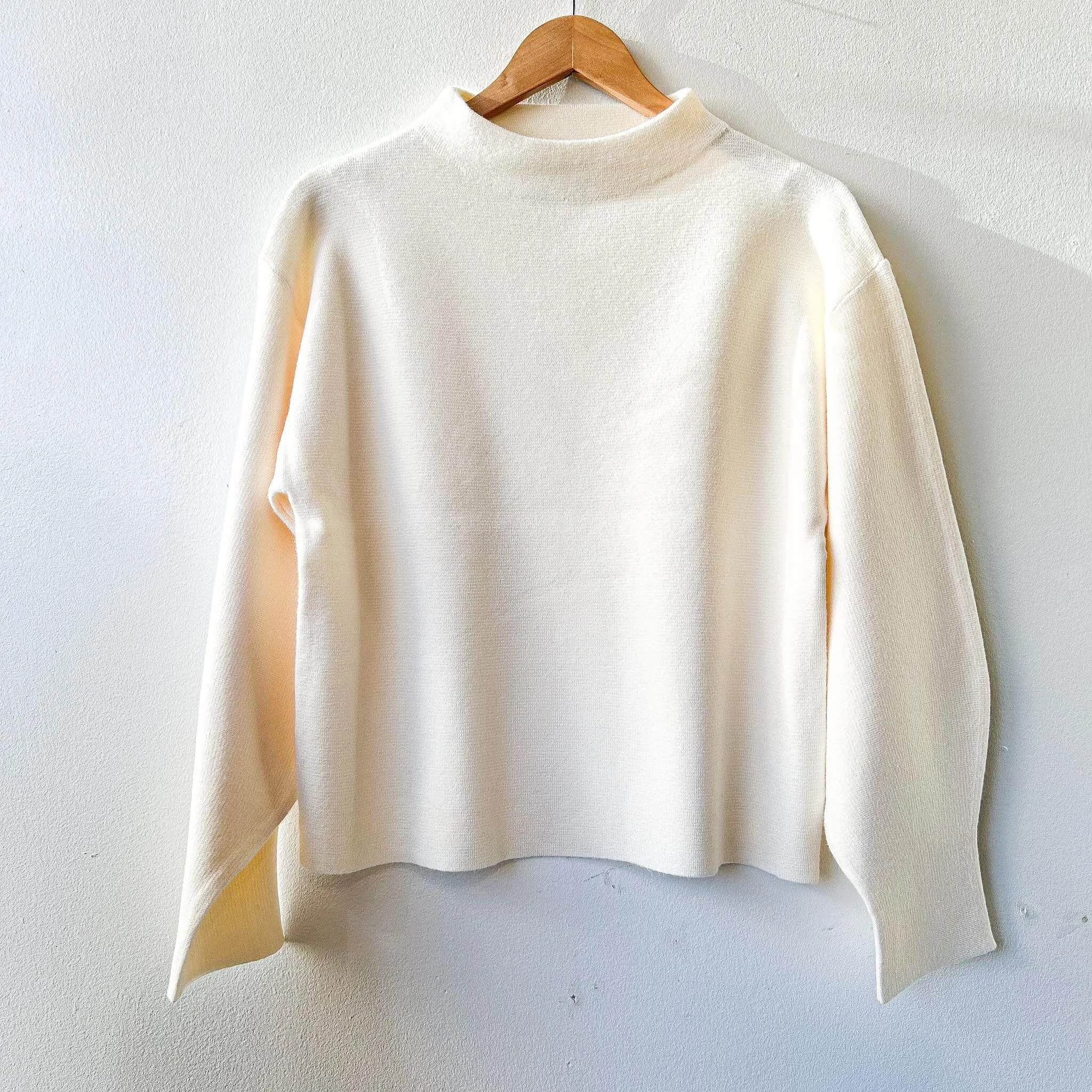 Bou Jeloud | Puff Sleeve Pullover Sweater