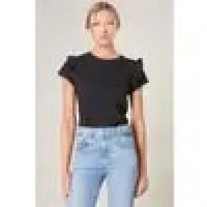 Brooke Knit Blouse - Black