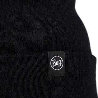 Buff Lilon Knitted Beanie Black