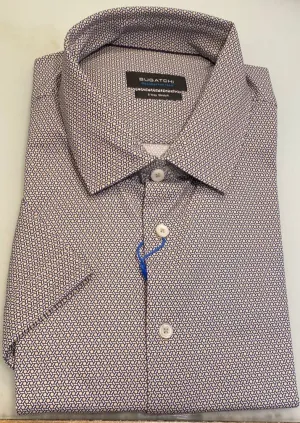 Bugatchi OOOHCOTTON TECH SS SHIRT | HEXAGONS