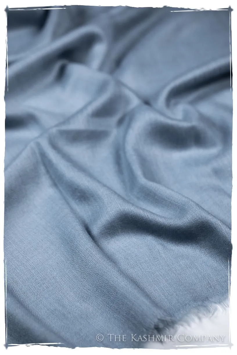 Bul Bul Kentucky Blue Kashmir Wool Scarf