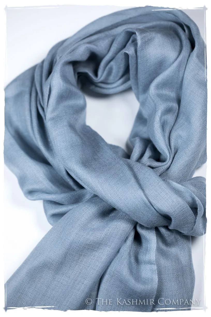 Bul Bul Kentucky Blue Kashmir Wool Scarf