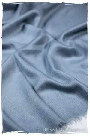 Bul Bul Kentucky Blue Kashmir Wool Scarf