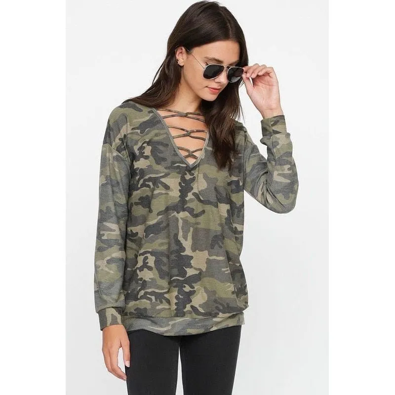 CAMOUFLAGE FRENCH TERRY