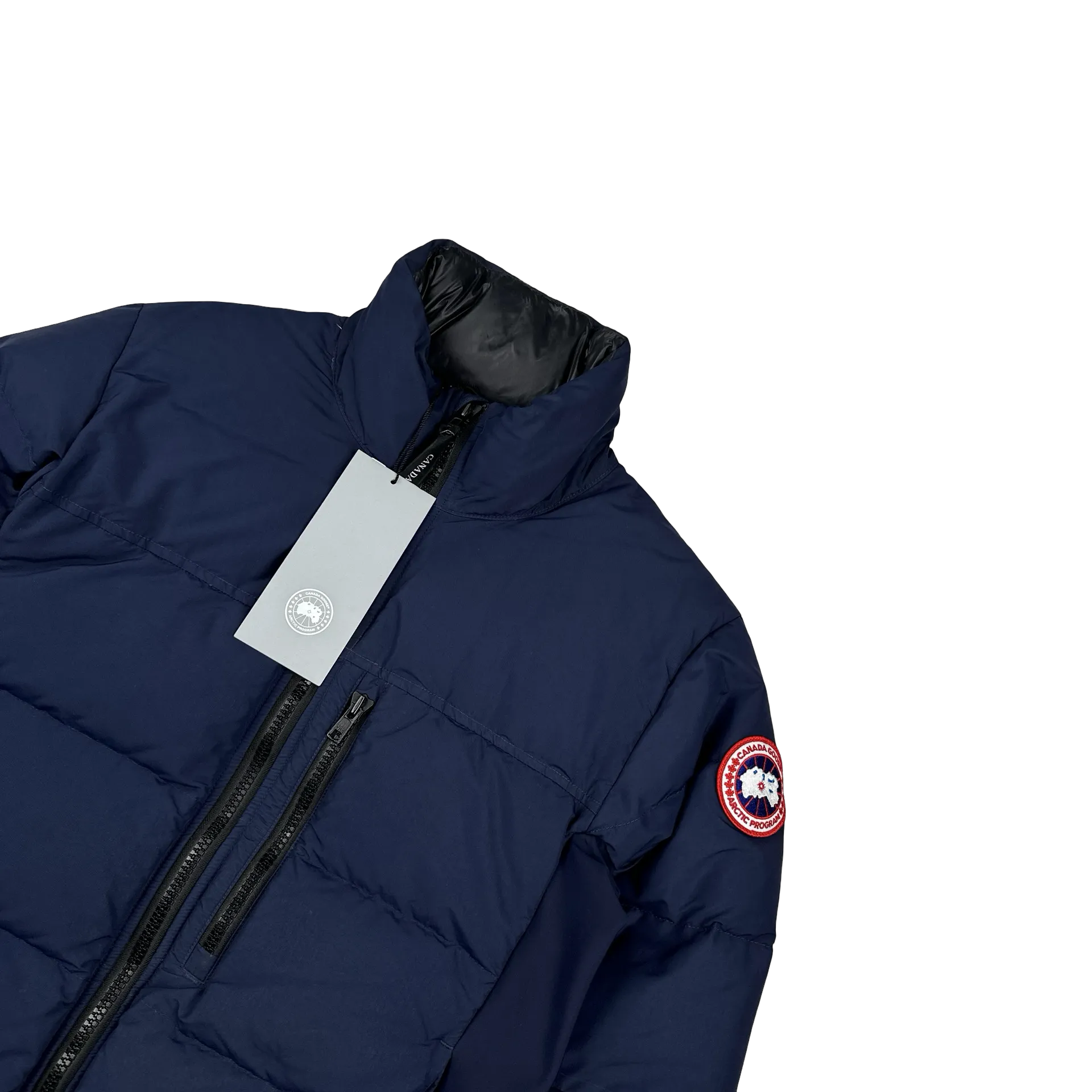 Canada Goose Navy Hybridge Down Jacket - Medium, Large