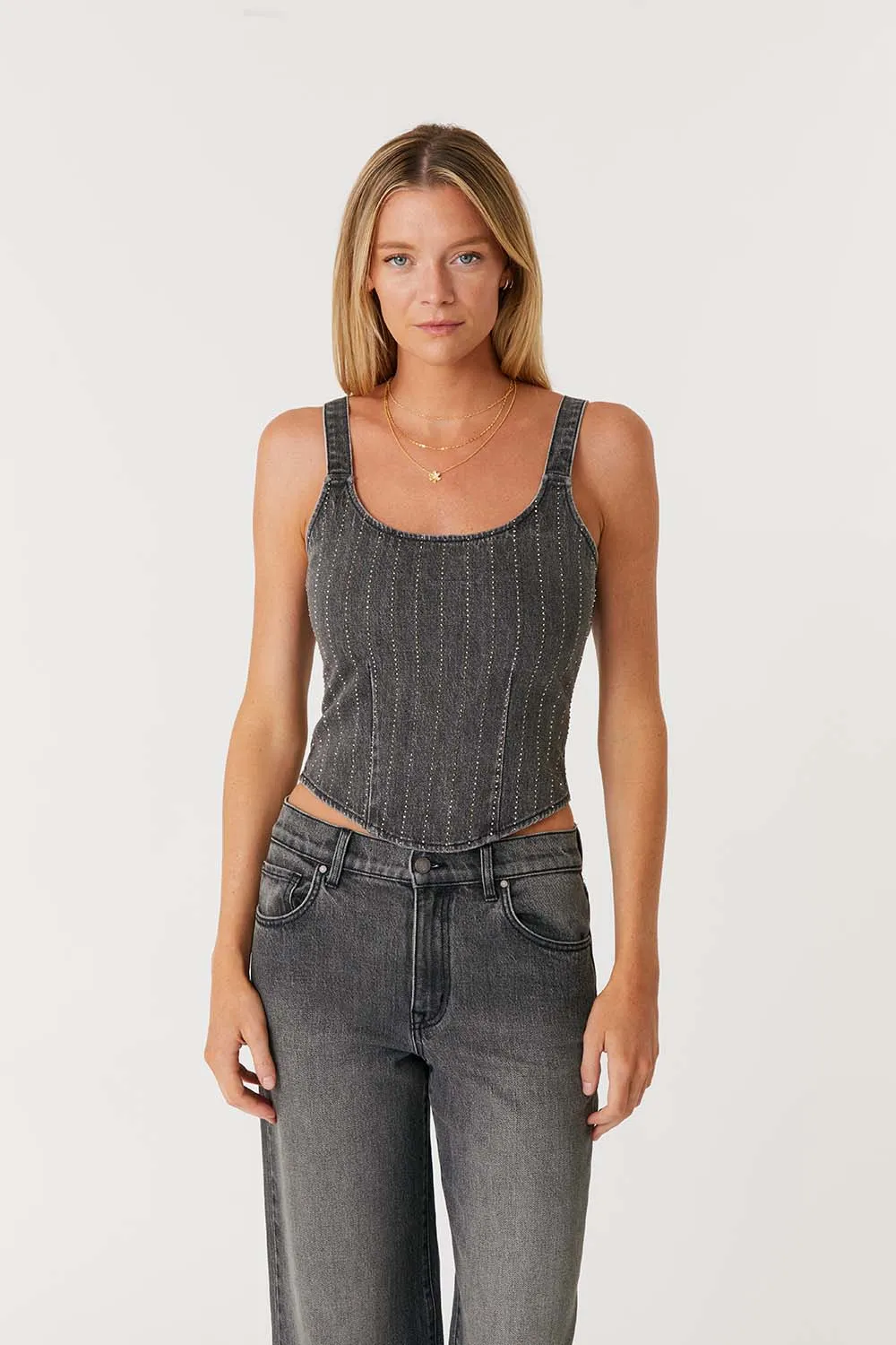 Carbon Corset Top