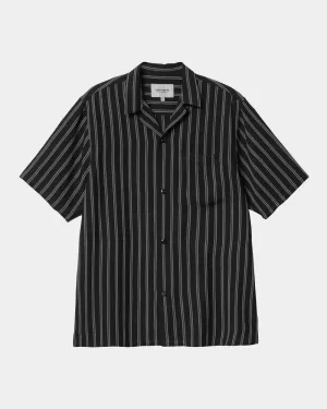 Carhartt WIP Reyes S/S Shirt Reyes Stripe, Black/White