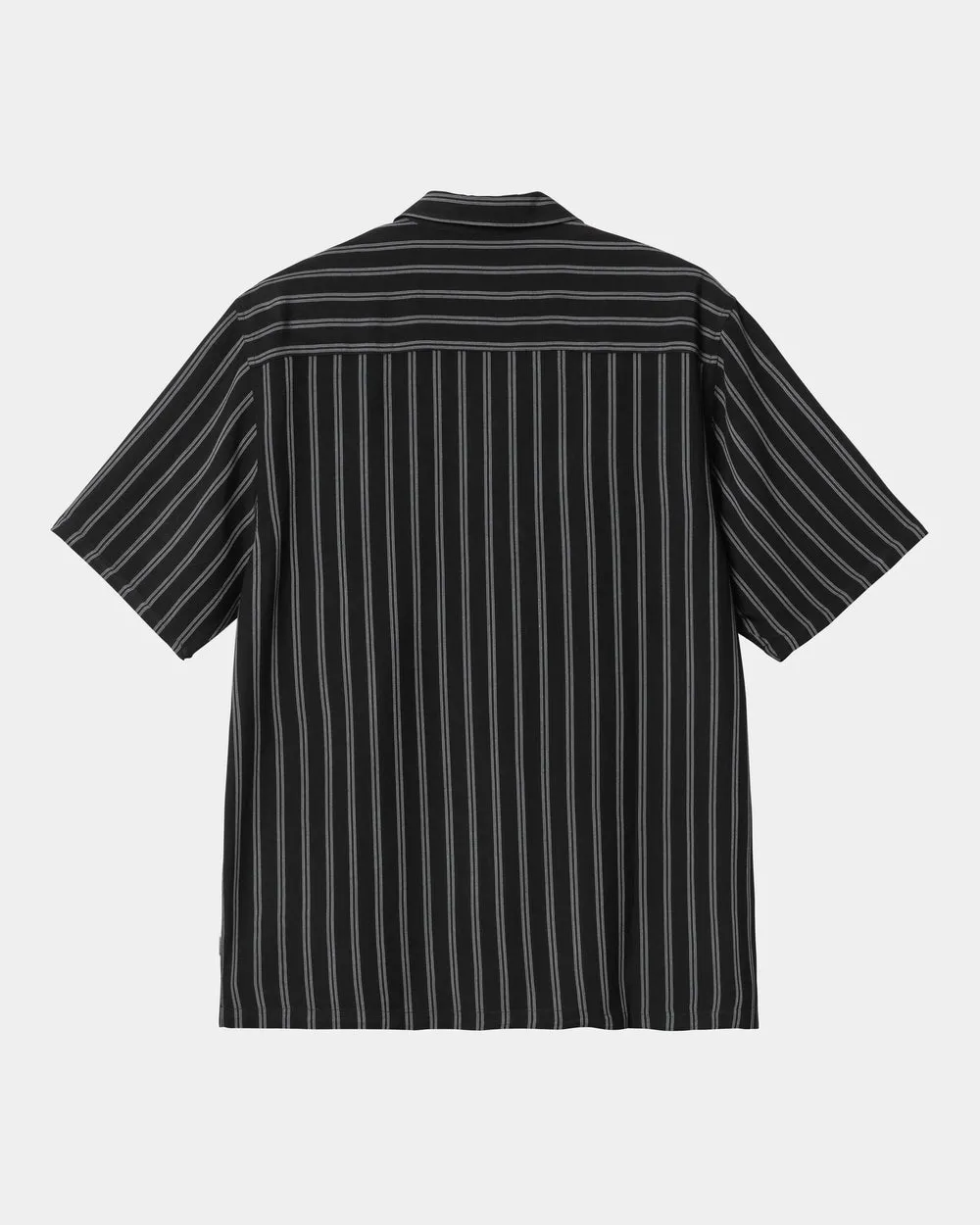 Carhartt WIP Reyes S/S Shirt Reyes Stripe, Black/White