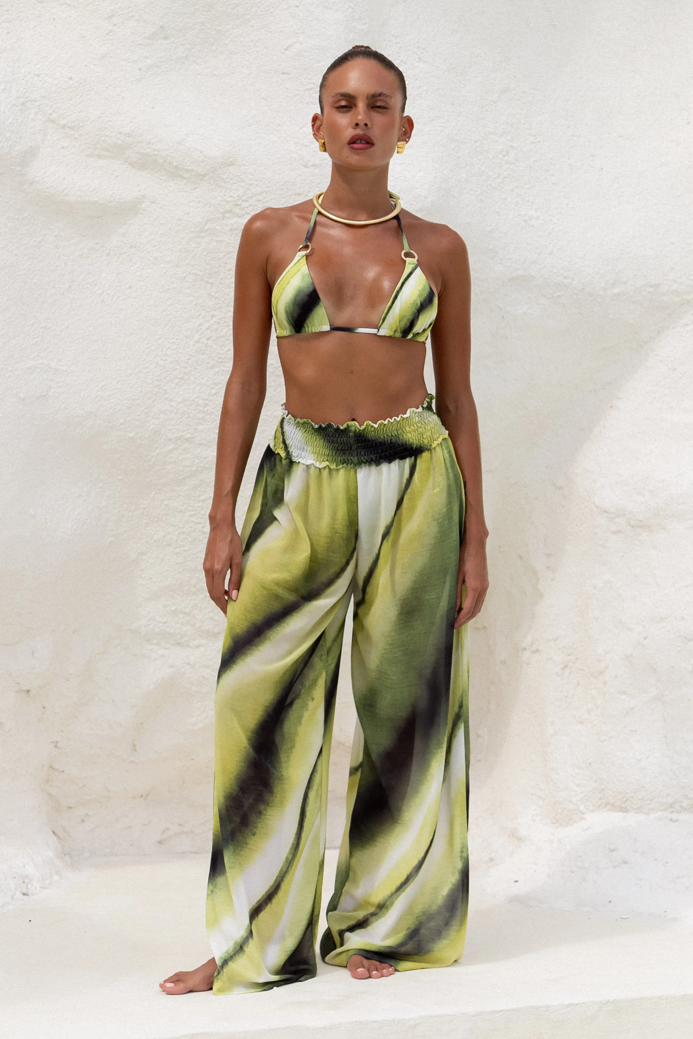 Carla Ring Detail Bikini Top Natura