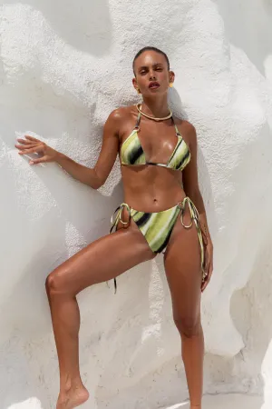 Carla Ring Detail Bikini Top Natura