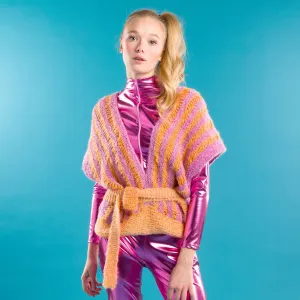 Caron Halo Drop It Like It's Hot Knit Top