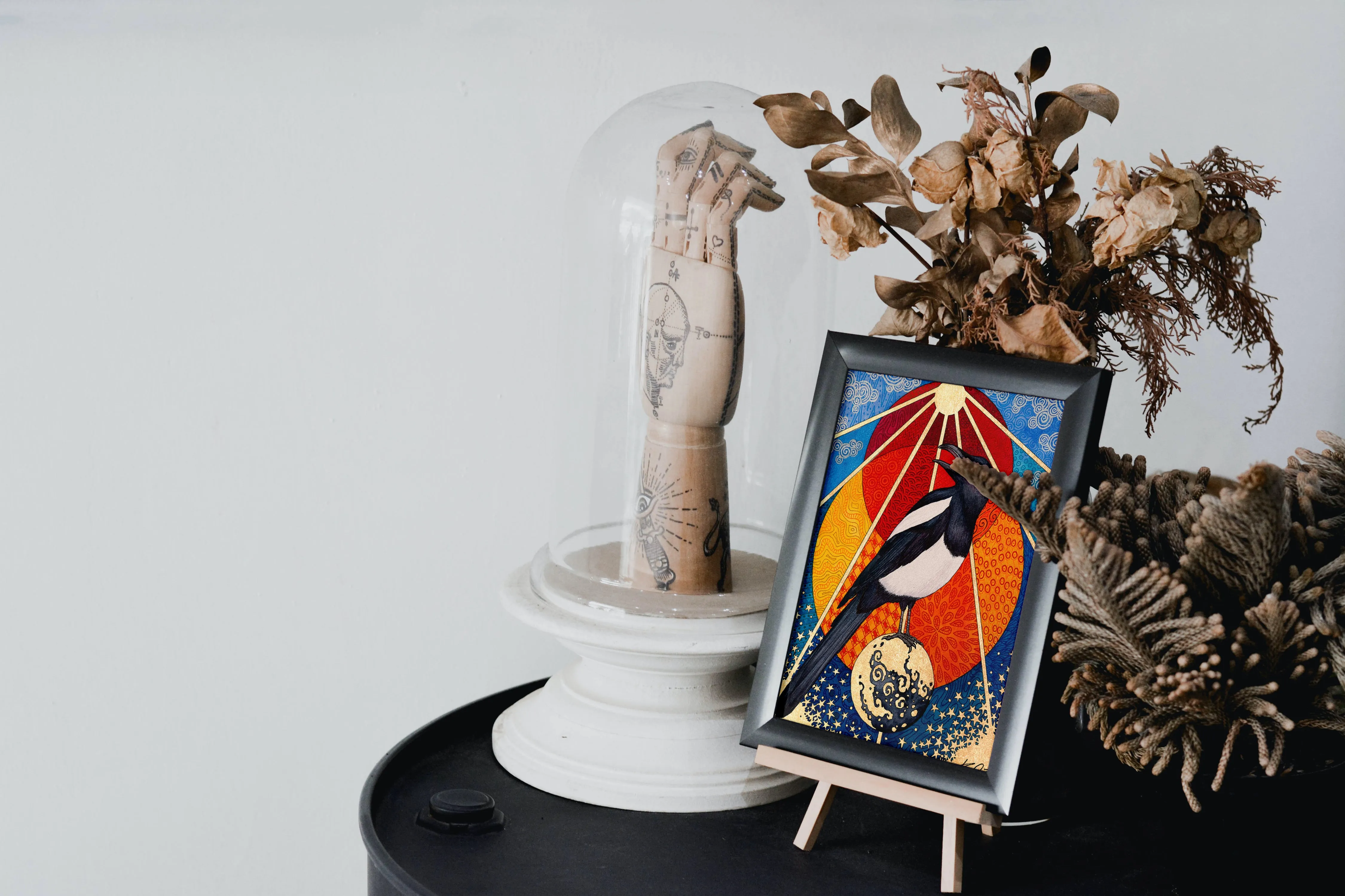 Celestial Magpie - Matte Finish Fine Art Print