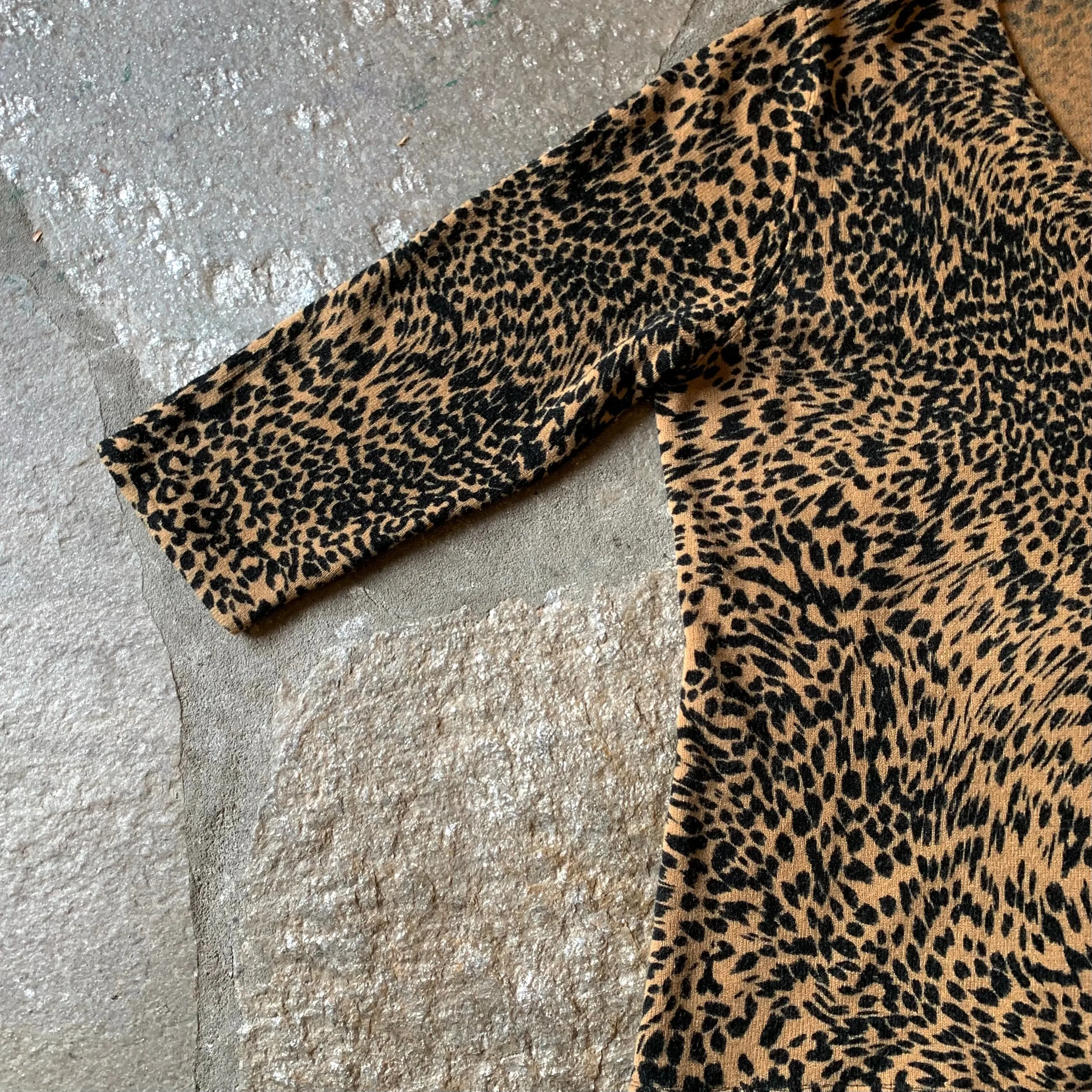 Cheetah Knit Top