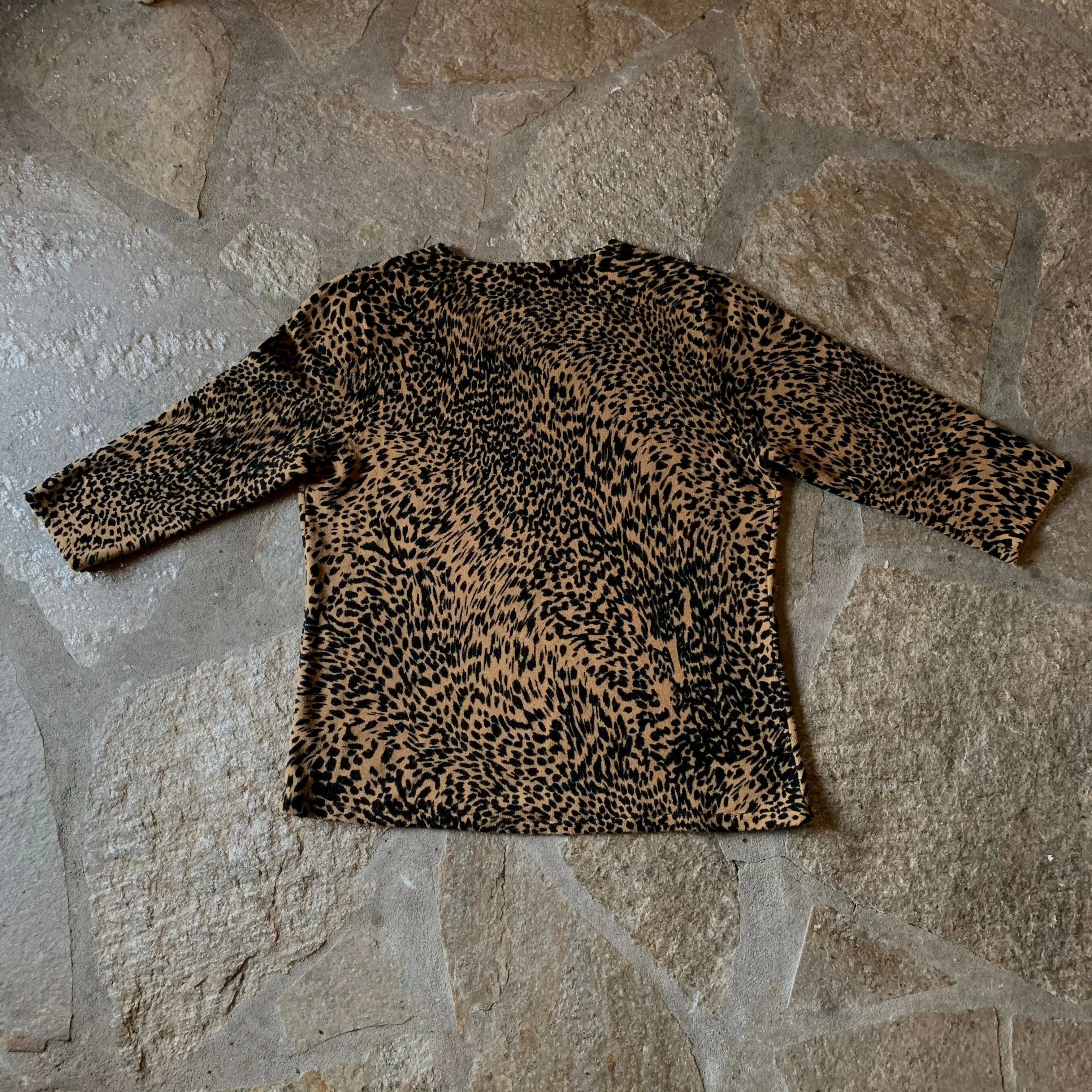 Cheetah Knit Top