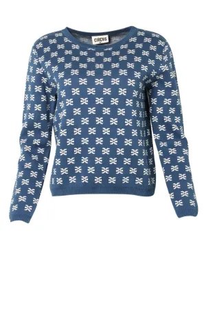 Circus Navy with L Blue Knit