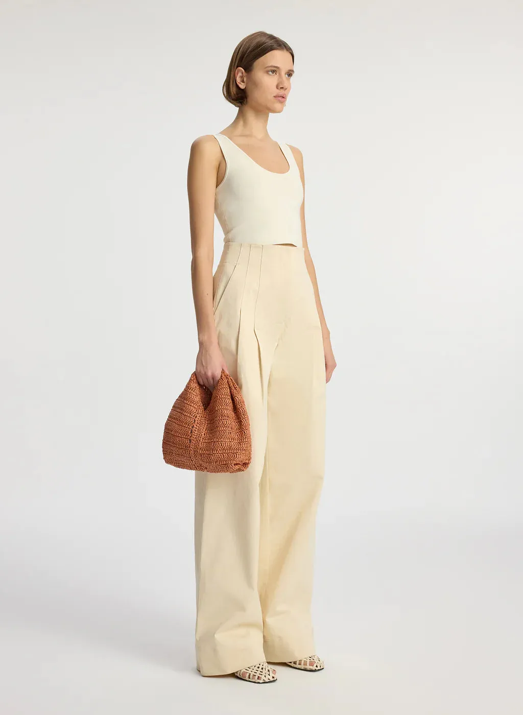 Cleo Knit Top - Bone