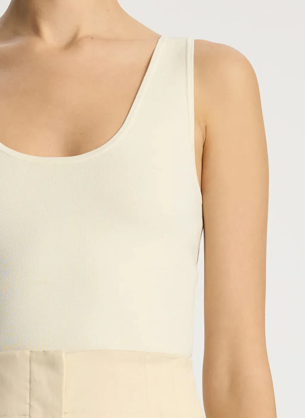 Cleo Knit Top - Bone
