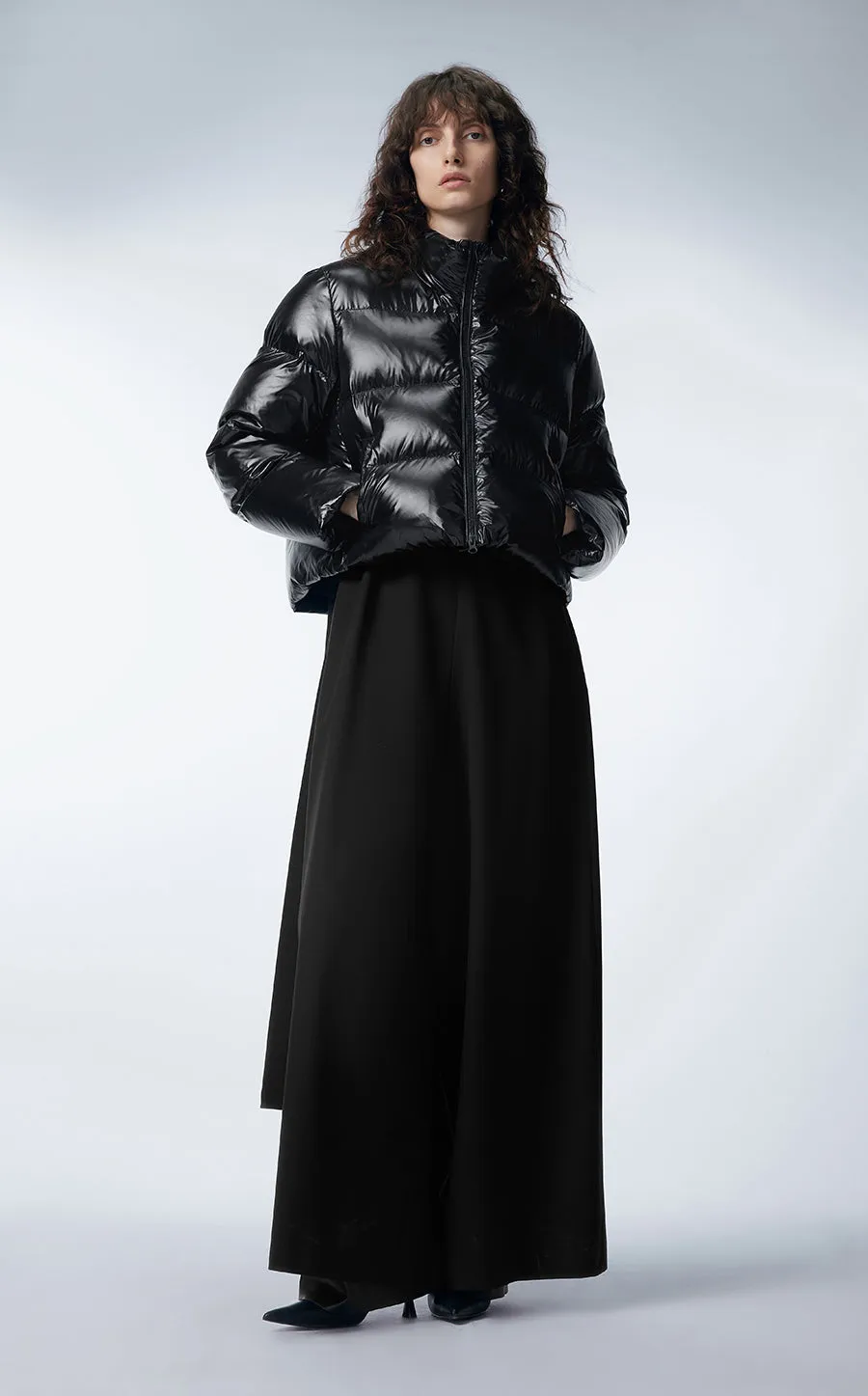 Coat / JNBY Relaxed Cropped Down Coat