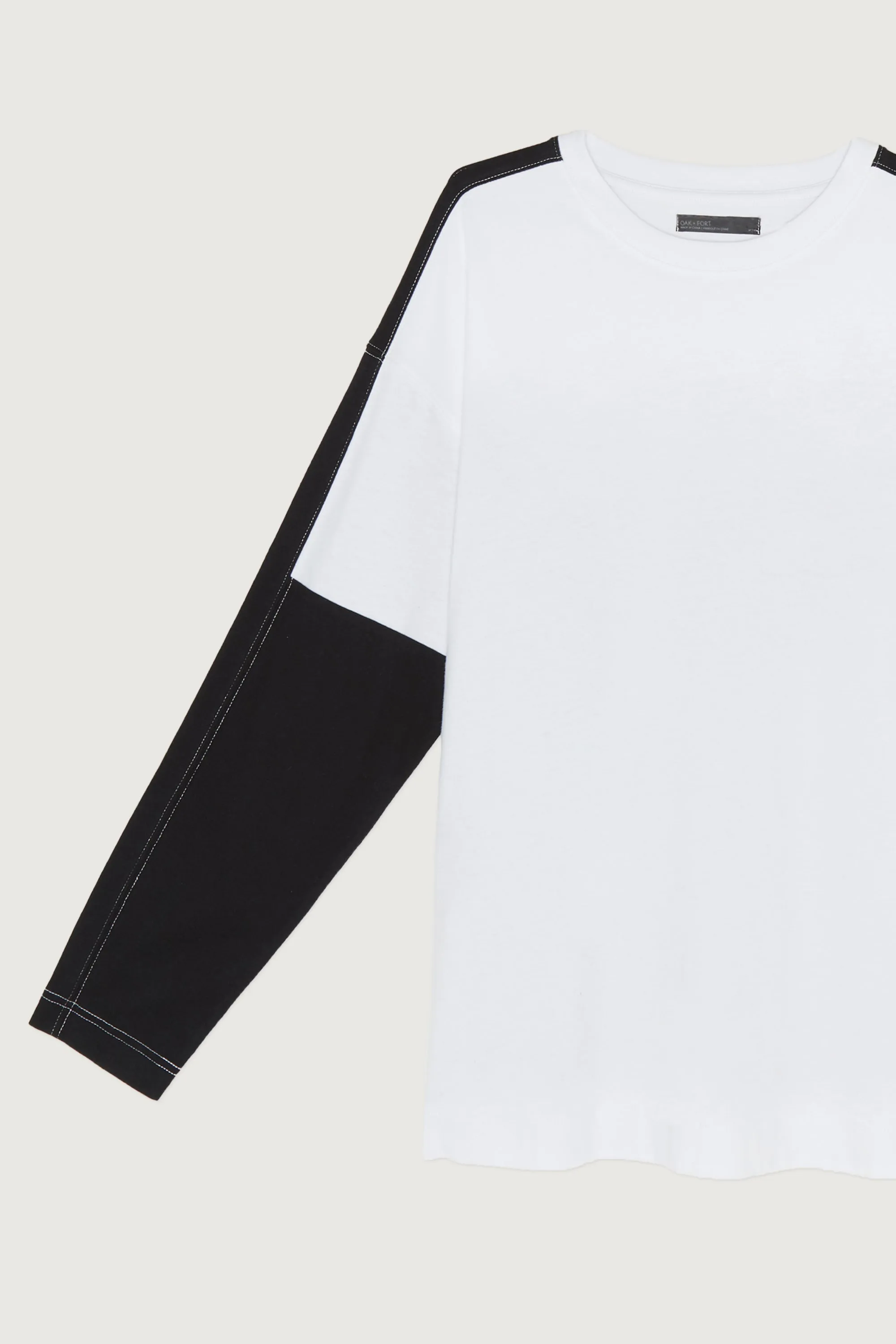 COLOUR BLOCK KNIT TOP