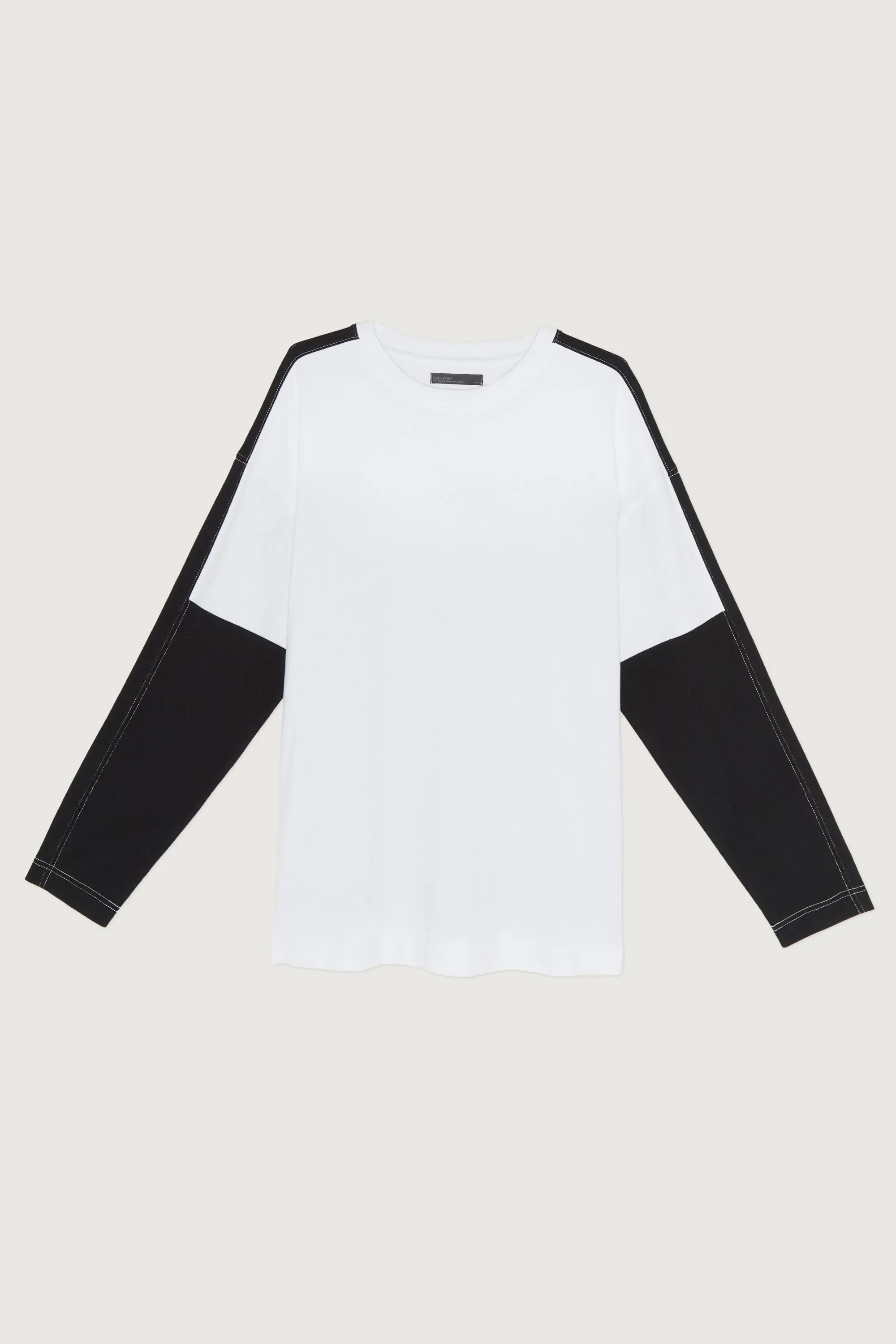 COLOUR BLOCK KNIT TOP
