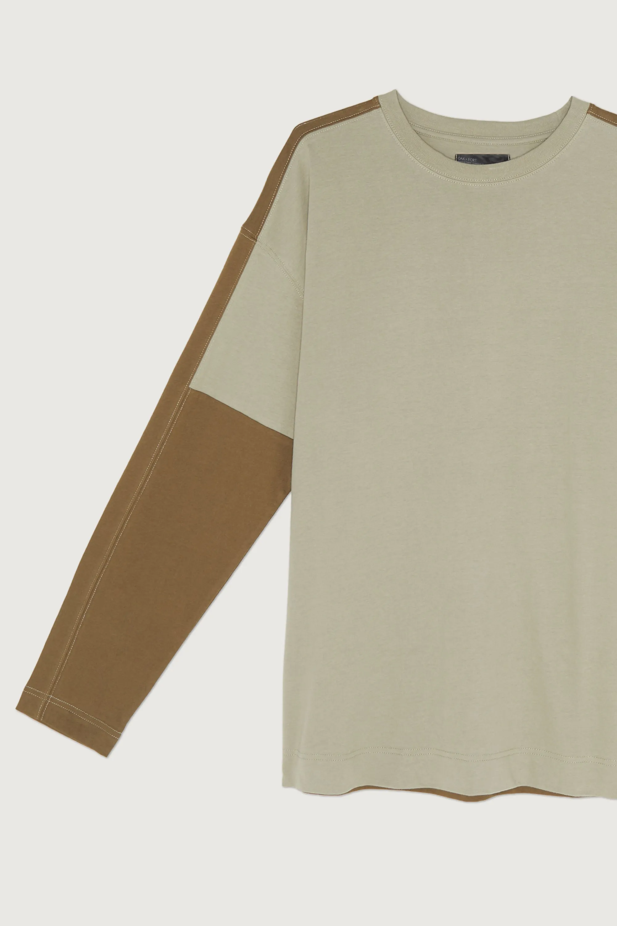 COLOUR BLOCK KNIT TOP