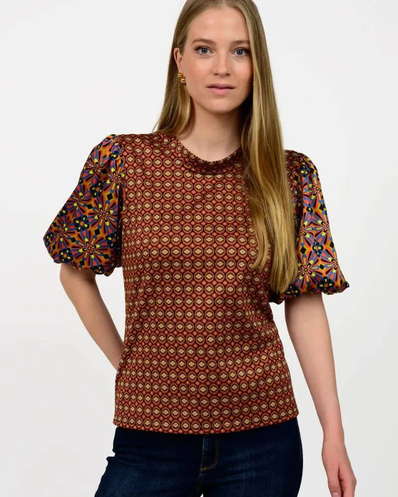 Combo Knit Top