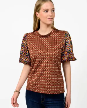 Combo Knit Top