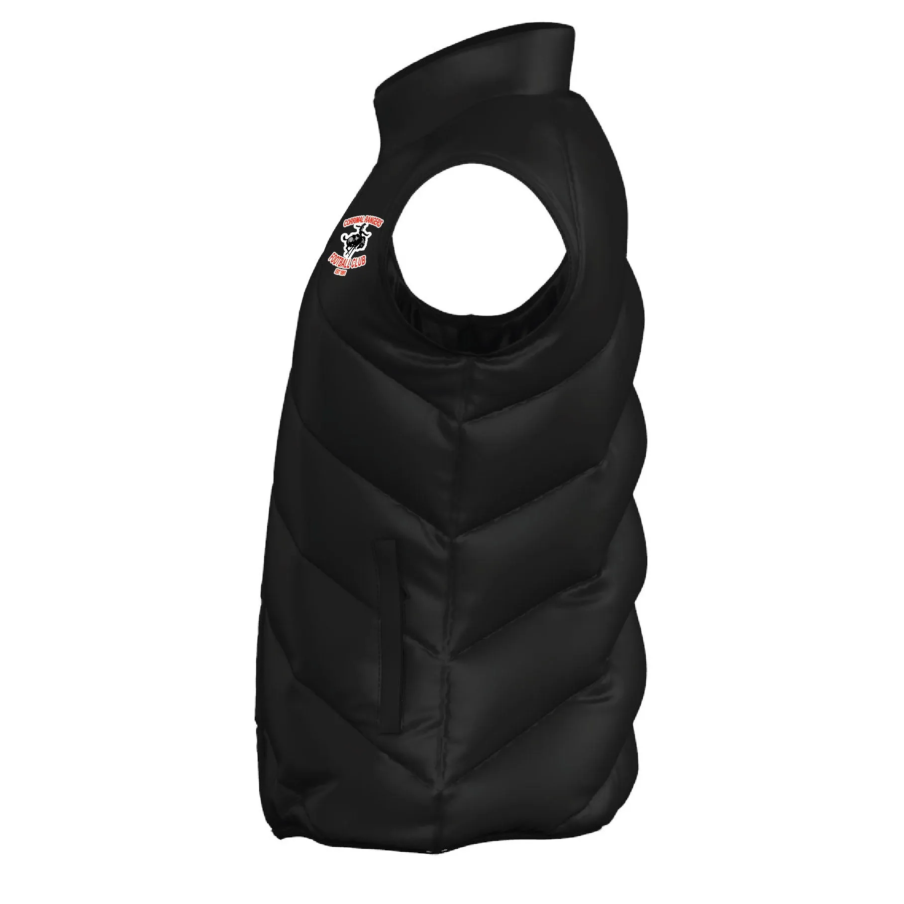 Corrimal Rangers FC - Puffer Vest- Black