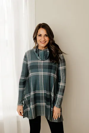 Cowl Knit Tunic Top