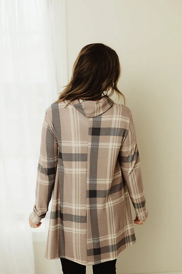 Cowl Knit Tunic Top