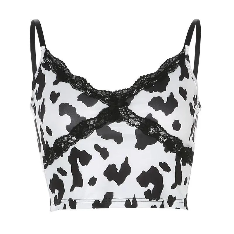 Cowza Lace Crop Top 🖤☁️