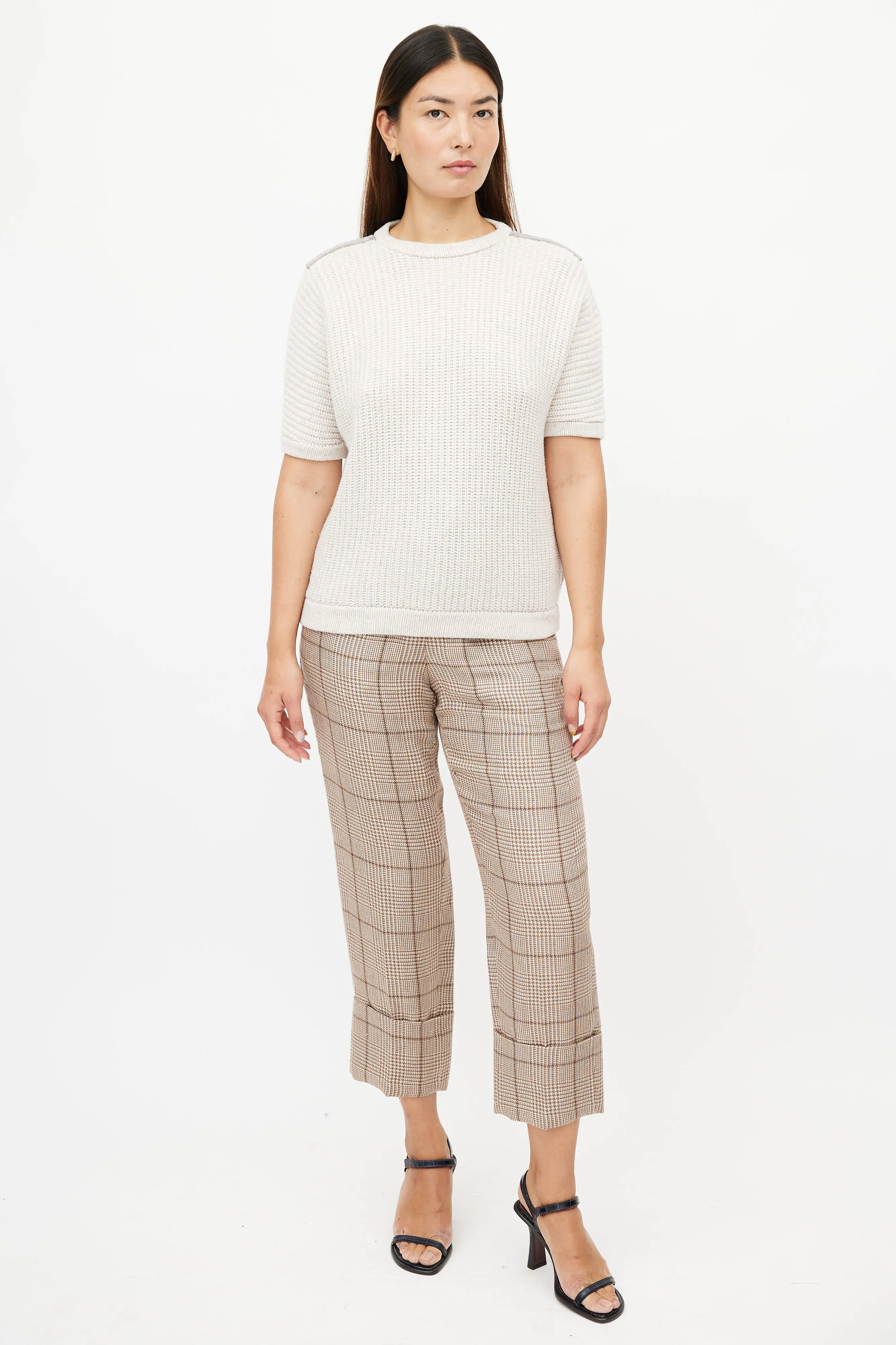 Cream Monilli Knit Top