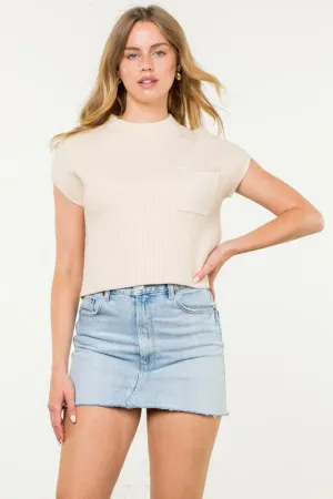 Cream Ruthie Knit Top